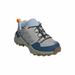 adidas TERREX AX4R Wanderschuhe Kinder JR9056 - grey two/reflective silver/glow blue 35.5
