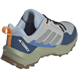 adidas TERREX AX4R Wanderschuhe Kinder JR9056 - grey two/reflective silver/glow blue 35.5