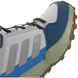 adidas TERREX AX4R Mid-Top Wanderschuhe Kinder JR6637 - grey two/reflective silver/glow blue 35.5