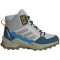 adidas TERREX AX4R Mid-Top Wanderschuhe Kinder JR6637 - grey two/reflective silver/glow blue 35.5
