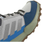 adidas TERREX AX4R Mid-Top Wanderschuhe Kinder JR6637 - grey two/reflective silver/glow blue 35.5