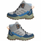 adidas TERREX AX4R Mid-Top Wanderschuhe Kinder JR6637 - grey two/reflective silver/glow blue 35.5