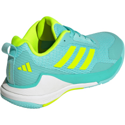 adidas Novaflight 2 Hallenschuhe Damen JR9569 - flash aqua/lucid lemon/cloud white 38 2/3