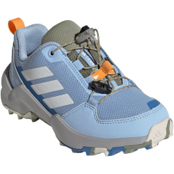 adidas TERREX AX4S Speed Lacing Wanderschuhe Kinder JR9059 - glow blue/chalk white/grey two 38