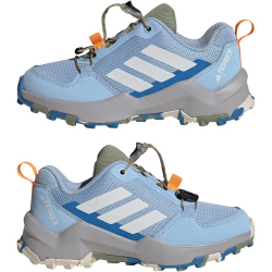 adidas TERREX AX4S Speed Lacing Wanderschuhe Kinder JR9059 - glow blue/chalk white/grey two 38