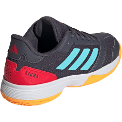 adidas Ligra 8 Handballschuhe Kinder JR7120 - aurora onix/flash aqua/semi lucid red 38 2/3