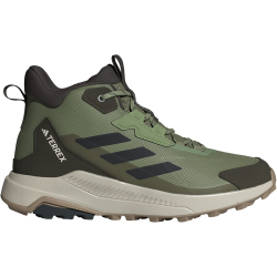 adidas Terrex Anylander Mid-Top Wanderschuhe Herren JR6596 - tent green/core black/olive strata 41 1/3