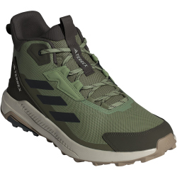 adidas Terrex Anylander Mid-Top Wanderschuhe Herren JR6596 - tent green/core black/olive strata 41 1/3
