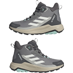 adidas TERREX Anylander Rain.Rdy Mid-Top Wanderschuhe Damen JR6600 - grey three/off white/grey two 38