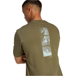 adidas Outdoor Mountain Biking Graphic T-Shirt Herren KB2537 - olive strata L