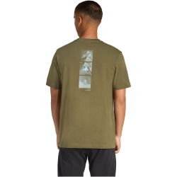 adidas Outdoor Mountain Biking Graphic T-Shirt Herren KB2537 - olive strata L