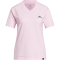 adidas Summer Slide Graphic V-Neck T-Shirt Damen KA5103 - clear pink XS
