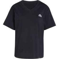 adidas Summer Slide Graphic V-Neck T-Shirt Damen KA5102 - black S