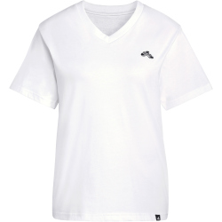 adidas Summer Slide Graphic V-Neck T-Shirt Damen KA5101 - white L