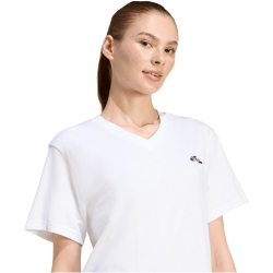 adidas Summer Slide Graphic V-Neck T-Shirt Damen KA5101 - white L