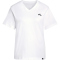 adidas Summer Slide Graphic V-Neck T-Shirt Damen KA5101 - white L
