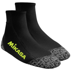 MIKASA Beachvolleyball Beach-Socks schwarz/lime XS (35-37)