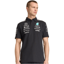 adidas Mercedes - AMG Petronas Formel 1 Team Mechaniker Poloshirt Herren KE5523 - black XXL