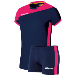 MIKASA Trikot Set Damen navy/fuchsia S