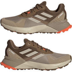 adidas TERREX Soulstride Rain.Rdy Trailrunning-Laufschuhe Herren JQ1597 - blanch cargo/wonder alumina/brown oxide 42