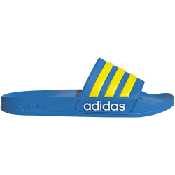 adidas Shower adilette Badelatschen Herren IH9026 - ray blue/yellow/cloud white 40.5