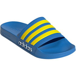 adidas Shower adilette Badelatschen Herren IH9026 - ray blue/yellow/cloud white 40.5