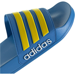 adidas Shower adilette Badelatschen Herren IH9026 - ray blue/yellow/cloud white 40.5