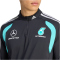 adidas Mercedes - AMG Petronas Formel 1 Team Mechaniker 1/4-Zip Sweatshirt Herren KS9284 - black/grey two S