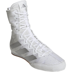 adidas Box Hog 4 Boxschuhe Herren JS4685 - cloud white/silver met./core black 39 1/3