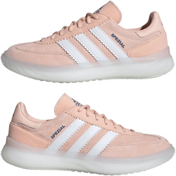 adidas HB Spezial Pro Handballschuhe Herren JR9589 - blush pink/cloud white/dusky petrol 41 1/3