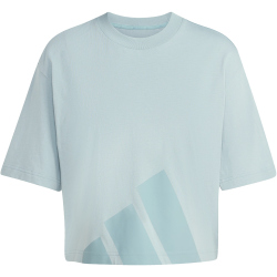 adidas Essentials Big Logo Boyfriend T-Shirt Damen KC5236 - wonder sage/green earth M