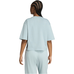 adidas Essentials Big Logo Boyfriend T-Shirt Damen KC5236 - wonder sage/green earth M