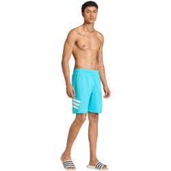 adidas 3-Streifen 8" Badeshorts Herren KA4903 - lucid cyan/white 3XL