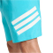 adidas 3-Streifen 8" Badeshorts Herren KA4903 - lucid cyan/white 3XL