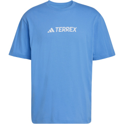 adidas TERREX Classic Logo T-Shirt Herren JZ1167 - ray blue S