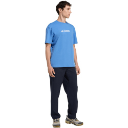 adidas TERREX Classic Logo T-Shirt Herren JZ1167 - ray blue S