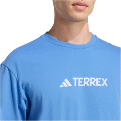 adidas TERREX Classic Logo T-Shirt Herren JZ1167 - ray blue S