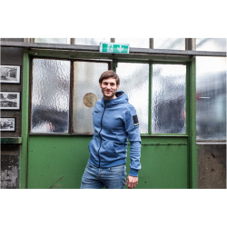 Kempa Laganda Zip Hoodie steel blau XXL