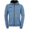 Kempa Laganda Zip Hoodie steel blau XXL