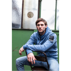 Kempa Laganda Zip Hoodie steel blau 3XL