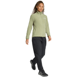 adidas TERREX Multi Essentials Fleecejacke Damen KB2194 - tent green M