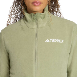 adidas TERREX Multi Essentials Fleecejacke Damen KB2194 - tent green M
