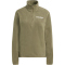 adidas TERREX Multi Essentials Fleece 1/2-Zip Sweatshirt Damen KB2199 - olive strata S