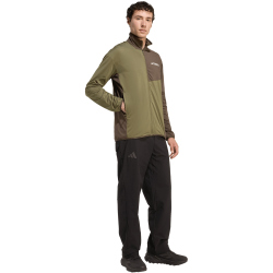 adidas TERREX Multi Climawarm Tech Fleece Sweatjacke Herren KA9528 - olive strata S