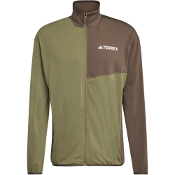 adidas TERREX Multi Climawarm Tech Fleece Sweatjacke Herren KA9528 - olive strata M