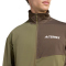 adidas TERREX Multi Climawarm Tech Fleece Sweatjacke Herren KA9528 - olive strata M