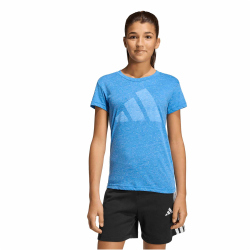 adidas Essentials T-Shirt Mädchen KD6036 - ray blue/white 164