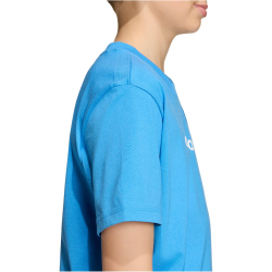 adidas Essentials T-Shirt Kinder KE0836 - ray blue/white 128