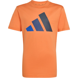 adidas Essentials T-Shirt Kinder KD6049 - dusky orange/team royal blue/dark blue/aurora ink 164