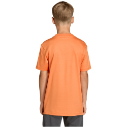 adidas Essentials T-Shirt Kinder KD6049 - dusky orange/team royal blue/dark blue/aurora ink 164